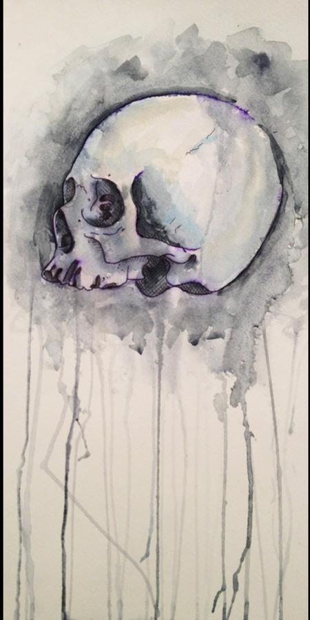 Tattoos - Blue Skull - 71849